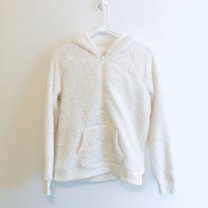 Fluffy Hoodie W Zipper
